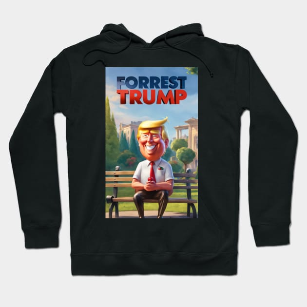 Forrest Trump Hoodie by TooplesArt